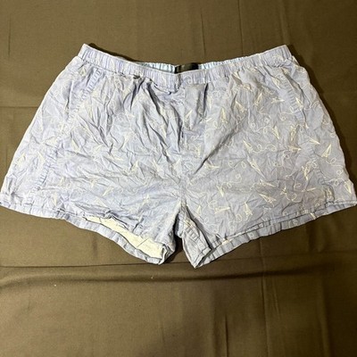 Banana Republic Boxer Shorts Mens XL Blue Paper Airplane Print Mid Rise Cotton