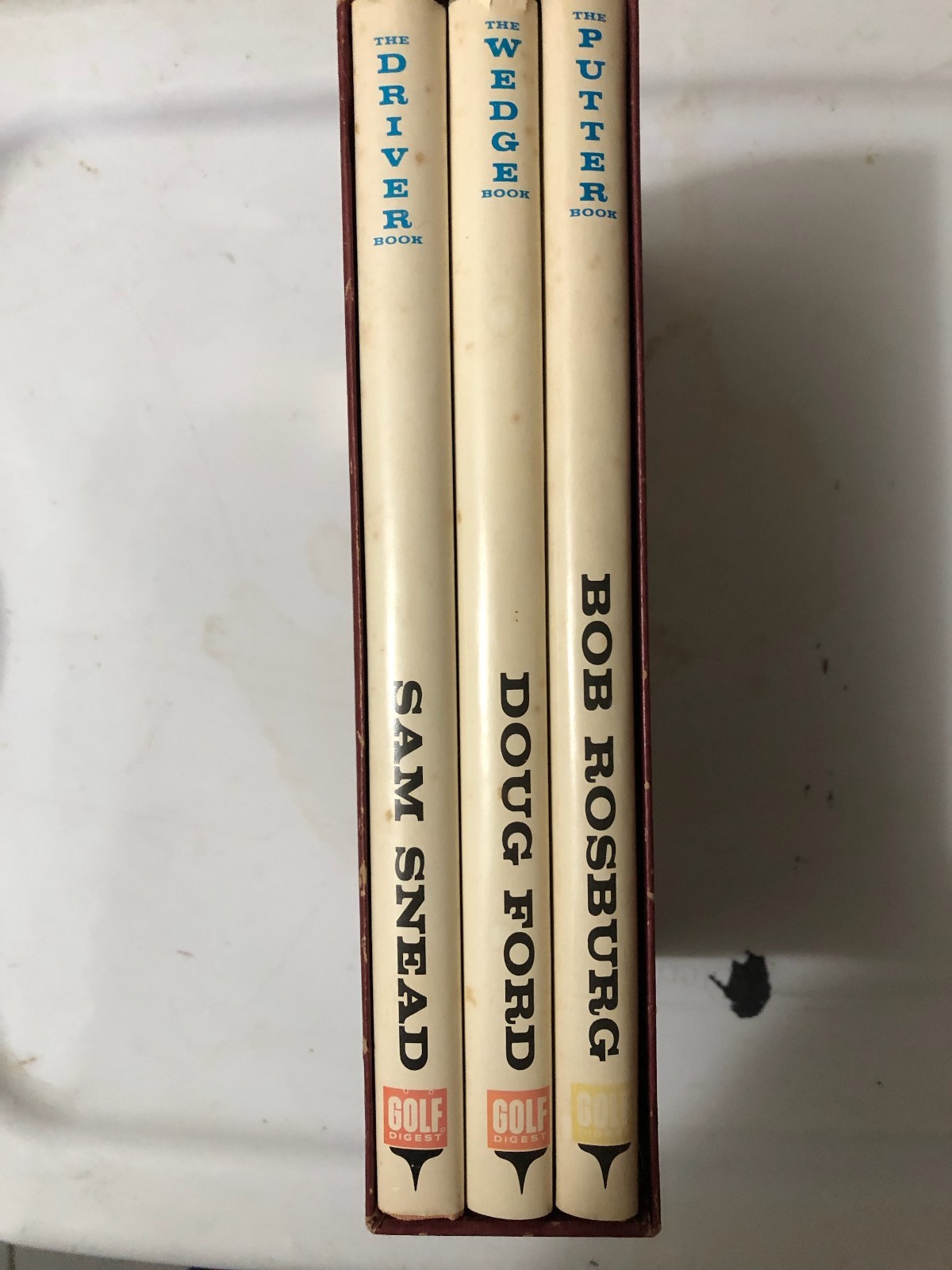 Golf Digest Trilogy-3 Slipped Cased Books-Snead,Ford,Rosburg