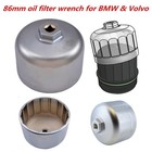 86mm 16 Flutes Oil Filter Wrench for Volvo BMW Cartridge Style Oil Filter Socket