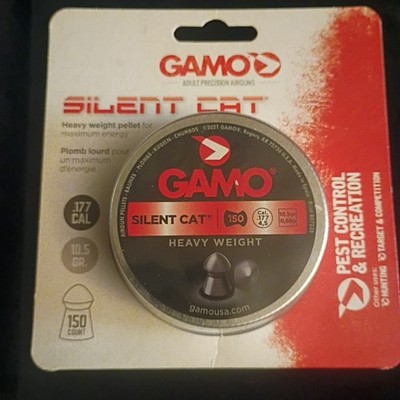 Gamo SILENT CAT PELLETS .177 CAL. 10.5gr  - QTY 150 Pellets