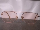 Vintage Minimal Gold Filled Top Bar Aviator Eyeglasses Frames Made in USA — photo 2