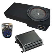 01-05 Ford Explorer Sport Trac SUV Kicker CompR CWR10 Single 10 Sub Box CXA800.1