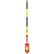 49 In. Fiberglass Handle Carbon Steel Clean-Out Shovel