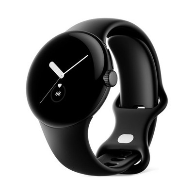 Google Pixel Watch Android Smartwatch Black Stainless Steel Case Obsidian Band