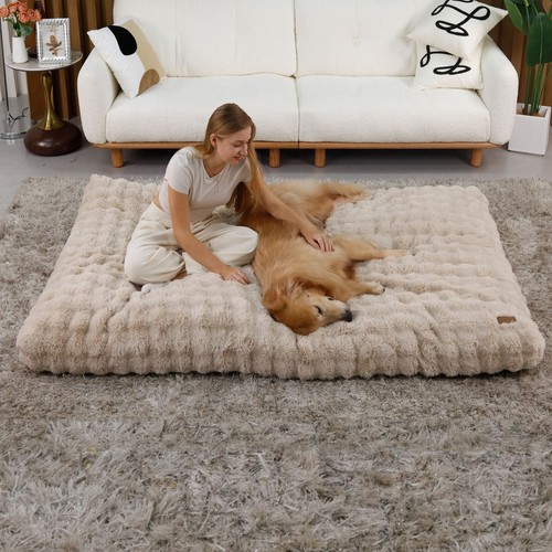 BingoPaw M L XL XXL XXXL XXXXL Dog Bed Soft Plush Anti Anxiety Pet Beds Washable