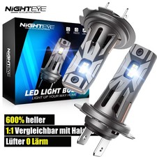 2X H7 PX26D Birne Hi/Low Beam Auto Scheinwerfer Motorrad Lict Halogen 6500K DRL