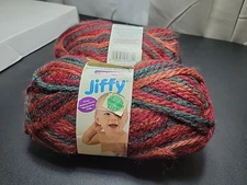 20-Lion Brand Jiffy Color 335 Pueblo Mohair Look 2.5oz 115yds 100% Acrylic READ!
