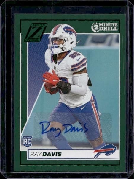 2024 Panini Zenith #183 Ray Davis Two Minute Drill Autograph