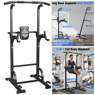 Sportsroyals Power Tower Klimmzug Dip Station 204 kg