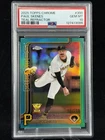 2025 TOPPS CHROME Teal REFRACTOR #300 PAUL SKENES /299 PSA 10 Cy Young