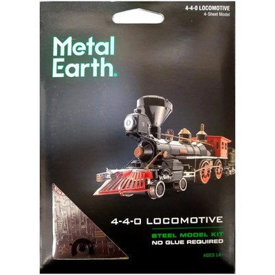 4-4-0 Locomotive Figure Model Kit (Steel, Hard Difficulty) - Fascinations - Met