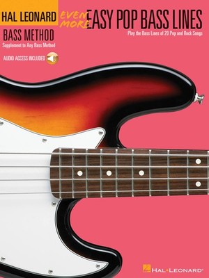 Even More Easy Pop Bass Lines Learn Bass Guitar Hal Leonard Book Online Audio