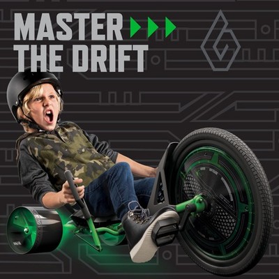 Huffy Green Machine 20 Inch Drift Trike, Sleek Ergonomic Design