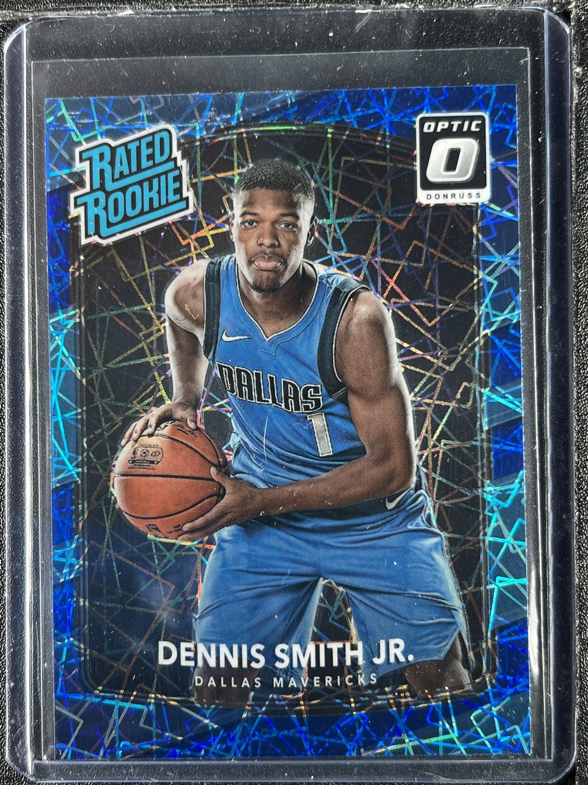 Smith, Dennis Jr. - 2017-18 Optic - Rated Rookie - Blue Velocity