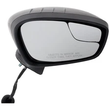 Power Mirror For 2011-2019 Ford Fiesta Right Side Manual Fold Blind Spot Glass