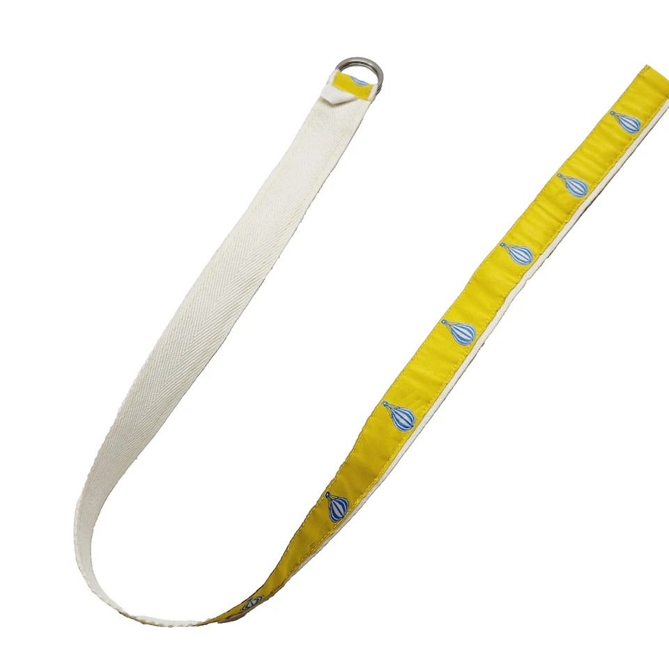 Cinturón Mujer Ralph Lauren Globo Aire Caliente Cinta D Anillo Pequeño 33" Largo Amarillo Foto 2 de 4