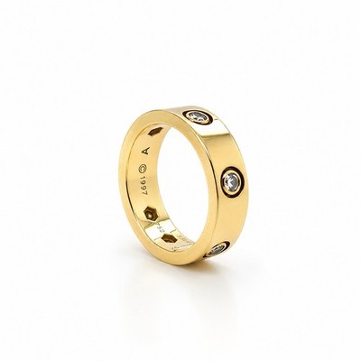 CARTIER LOVE RING 18K GELBGOLD 6 DIAMANTEN / YELLOW GOLD 6 DIAMONDS (51)