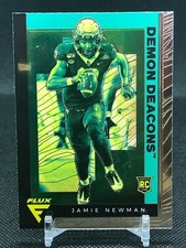 2021 Panini Chronicles Draft Picks Football Flux Jamie Newman Rookie Card #247