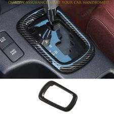 For Toyota HiLux 2015-2021 Carbon Fiber Center Console Gear Shift Frame Trim 1PC