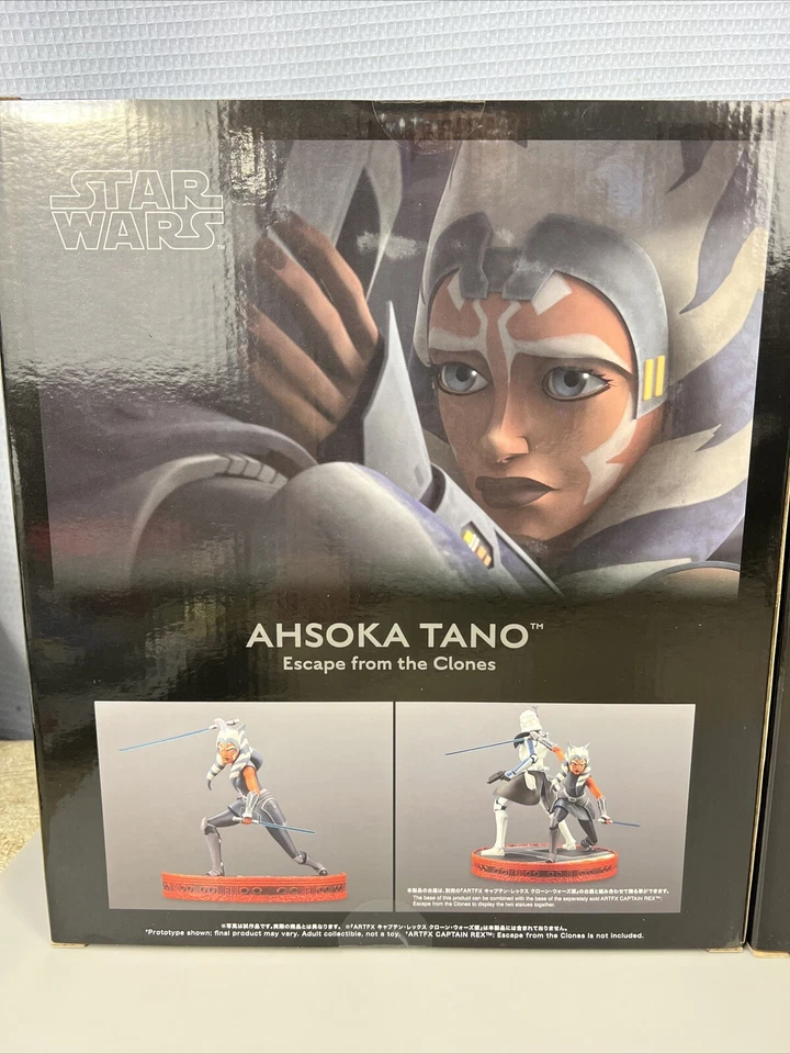 🔥 *NUEVO/SELLADO* Estatua ArtFX Star Wars The Clone Wars: Ahsoka Tano escala 1/7 Foto 4 de 4