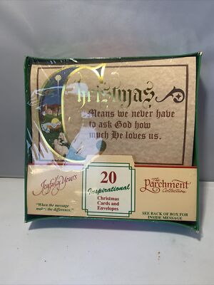 20 Joyfully Yours The Parchment Collection Inspirational Christmas Cards New