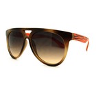 Arched Top Sunglasses Unisex Retro Oversized Fashion Brown Orange UV400 — photo 2