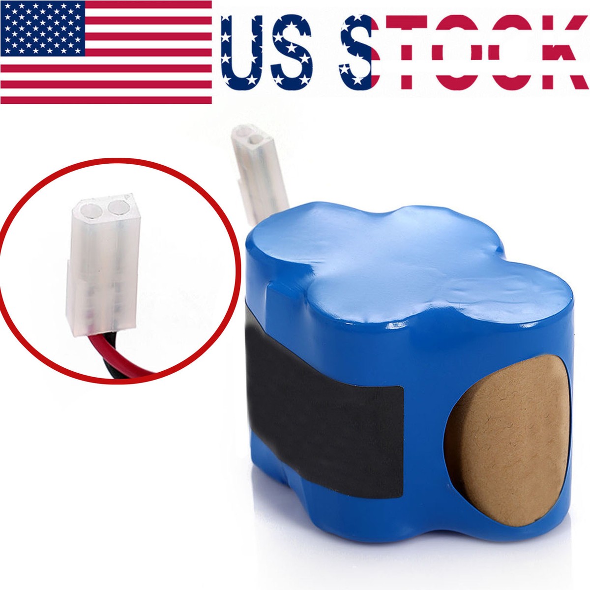 4.8V Battery NICD/NIMH Pack For Euro-Pro Shark V1930 X1725QN