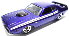 Hot Wheels 71 Dodge Challenger Purple 164 Diecast 2 78 Car W White Stripes
