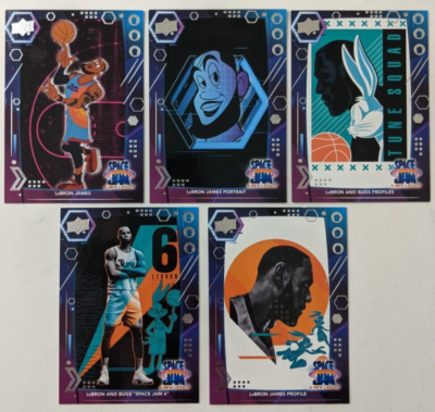Lebron James 2021 Upper Deck Space Jam New Legacy 1 34 43 46 49