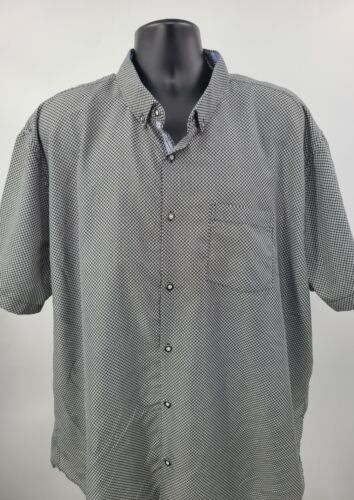 Interaffair Baseball Shirt Adult 4XL Button-Down Short Sleeve Casual ...
