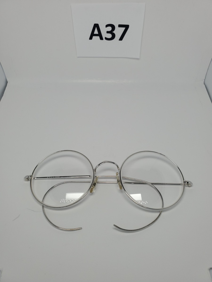 VINTAGE USED ALGHA 12KT gf silver FILLED EYEGLASSES MADE IN 