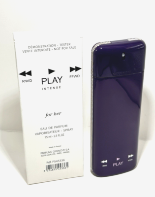 GIVENCHY PLAY INTENSE FOR HER EAU DE PARFUM SPRAY 75 ML/2.5 FL.OZ
