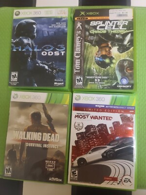 Xbox 360 Game Lot (4): Need For Speed Most Wanted, The Walking