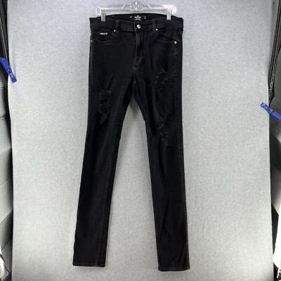 Hollister Mens Jeans 33x34 Stacked Skinny Advanced Stretched
