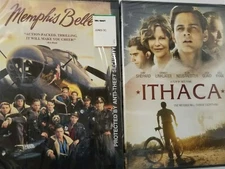 2 World War II Action Drama DVDs   Memphis Belle    &    ITHACA   SEALED NEW
