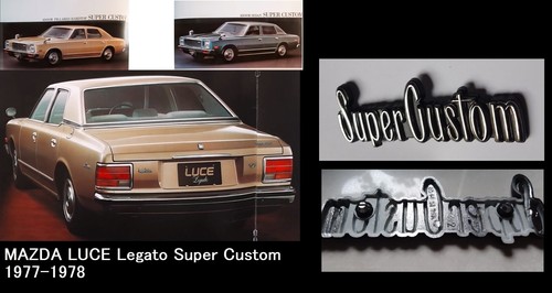 MAZDA Luce Legato Super Custom 1977-1978, Emblem /Monogram /Ornament - NEW - Picture 3 of 17