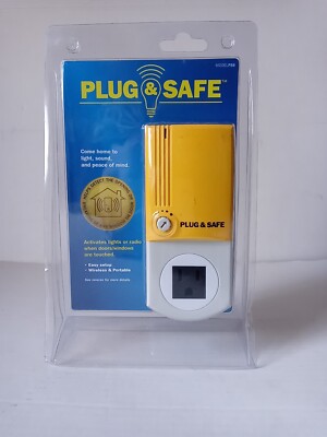 Plug & Safe Motion Sensor Detector Wireless Home Theft Security System PS8
