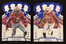 2020 Chronicles Draft Picks Crown Royale Football Blue Cards Lot You Pick