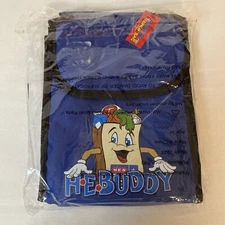 H.E.B Blue Buddy Kids Soft Lunch Bag Name Plate H-E-B Grocery Store Promo New