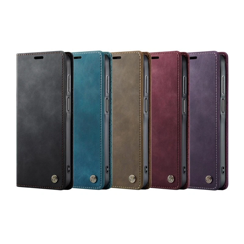 For iPhone 17 Air/16/15/14/13/12/11 XR SE 8 Leather Wallet Case Card Flip Cover - Image 3 of 4