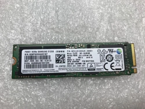 Pm951 nvme samsung clearance 512gb