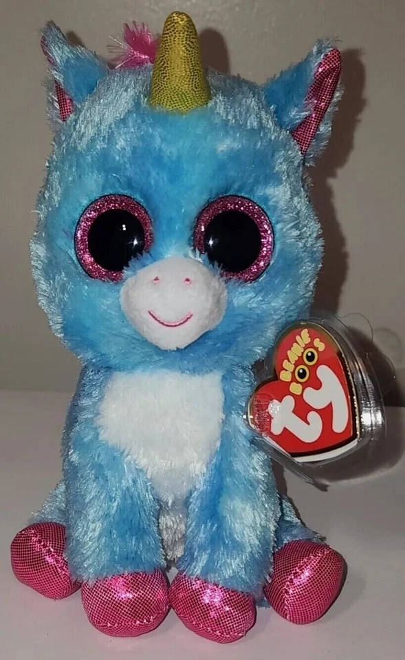 Ty Beanie Boos швы синий единорог Майкл эксклюзивный (6 дюймов) новый с ценниками - Изображение 2 из 4