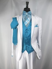 Fancy 5pc suit with vest,tie and Handkerchief