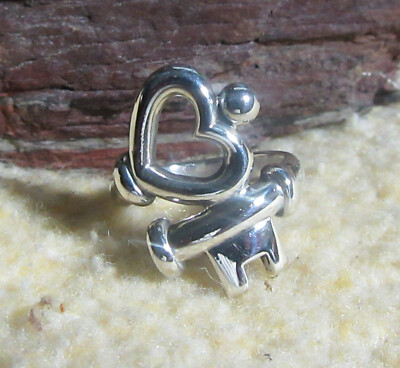 Bague Fer à Cheval Porte-bonheur James Avery – Argent Sterling 925 – Taille 8 – Occasion Très Bon état