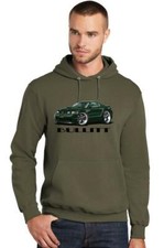 2001 Bullitt Ford Mustang Full Color Design Hoodie Sweatshirt NEW