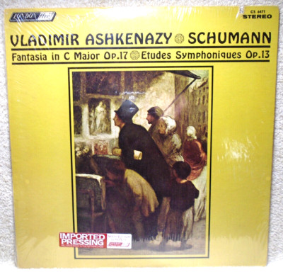 VLADIMIR ASHKENAZY SCHUMANN FANTASIA IN C MAJOR VINYL LP RECORD DECCA CS 6471