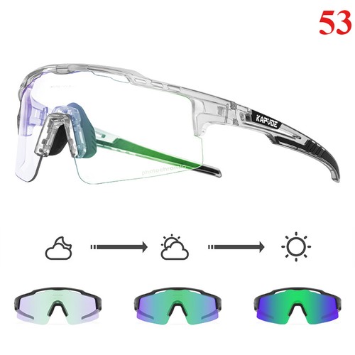 Cycling Sunglasses Outdoor Photochromic Glasses UV400 Transition Bicycle Eyewear - Picture 27 of 29