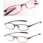 New Reading Glasses Oval TR90 Frame Reader Eyeglass 1.0 1.5 2.0 2.5 3.0 3.5 4.0