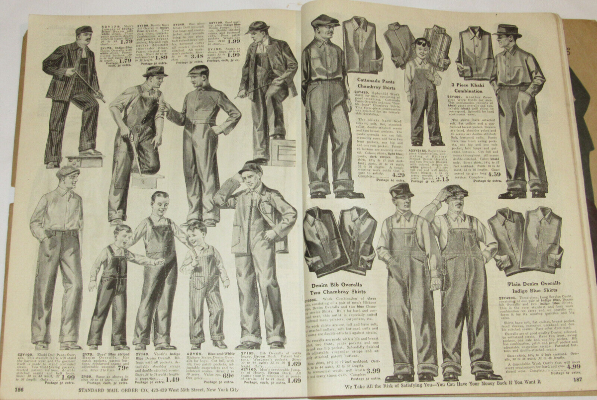 VINTAGE 1920 S&S FASHION CATALOG! CLOTHES FOR THE FAMILY! LINGERIE