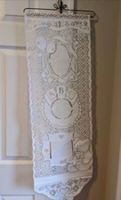 Heritage Lace Original Hand Finish Children Oh Baby ABC Teddy Bear Photo Holder